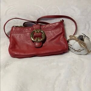 Authentic Emma Fox Red Leather Crossbody